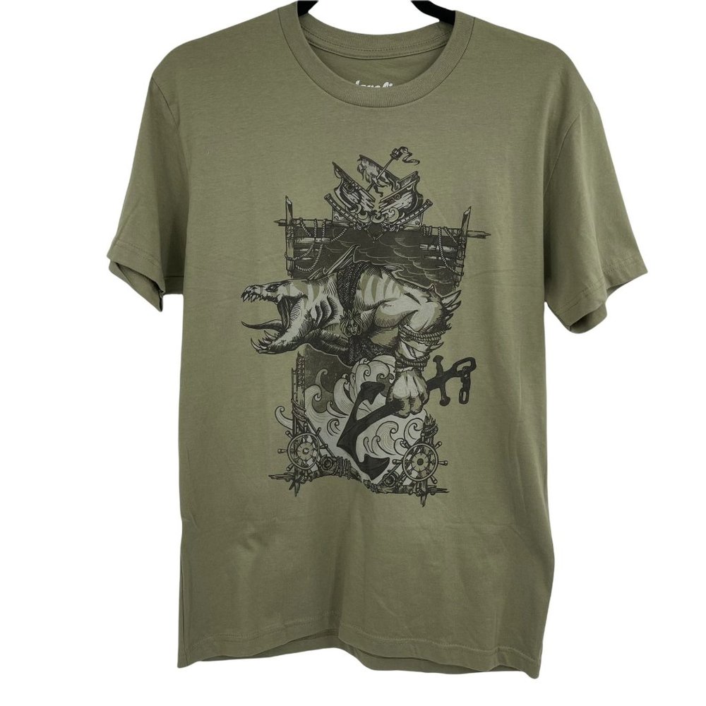 Steam Workshop Graphic Tee Small Green Black